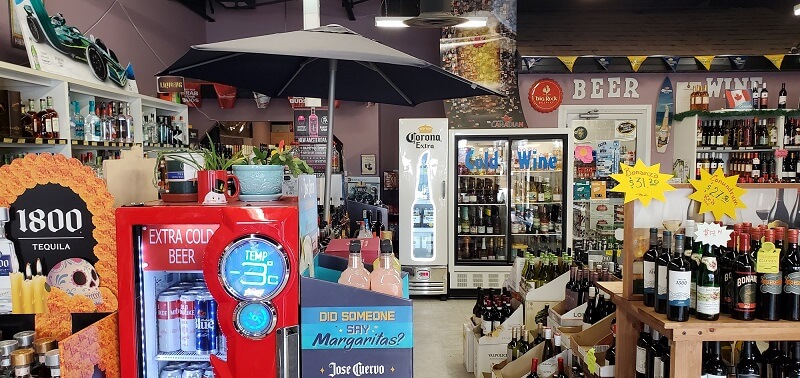 high volume liquor store